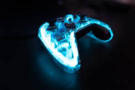 control de xbox fluorescente